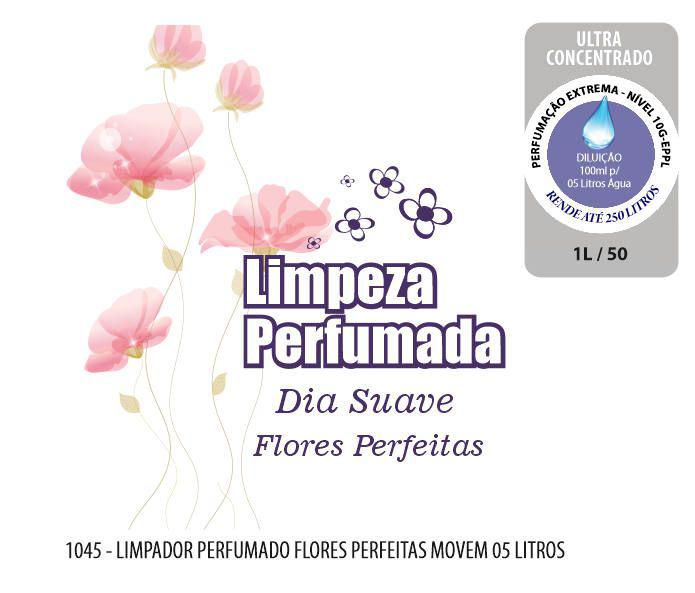 1045-PP-Q1 - Limpador Perfumado Flores Perfeitas 05 Litros