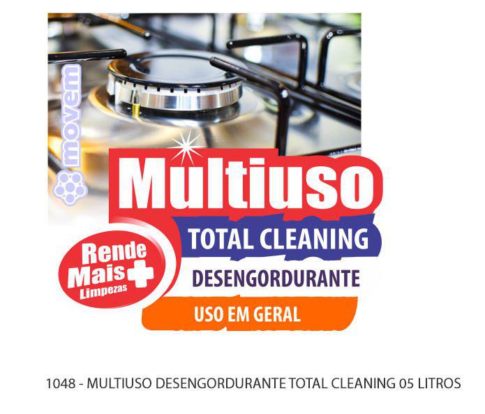 1048-PP-Q1 - Multiuso Desengordurante Total Cleaning Movem 05 litros