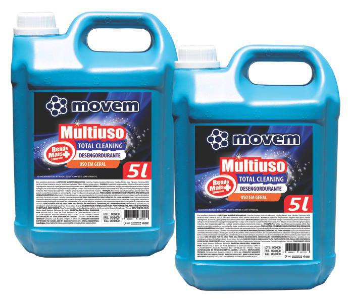 1048-PP-Q2 - Multiuso Desengordurante Total Cleaning Movem 05 litros