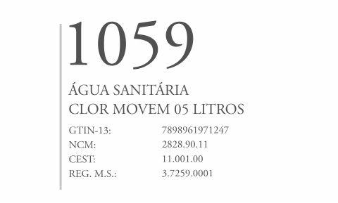 1059 - Agua Sanitária Clor - Q3 - P1 - Movem