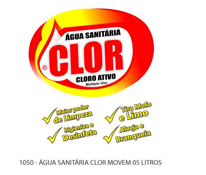 1059-PP-Q1 - Água Sanitária Clor 05 Litros