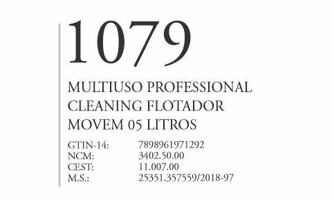 1079 - Flotador Multiuso Professional Cleaning - Q3 - P1 - Movem