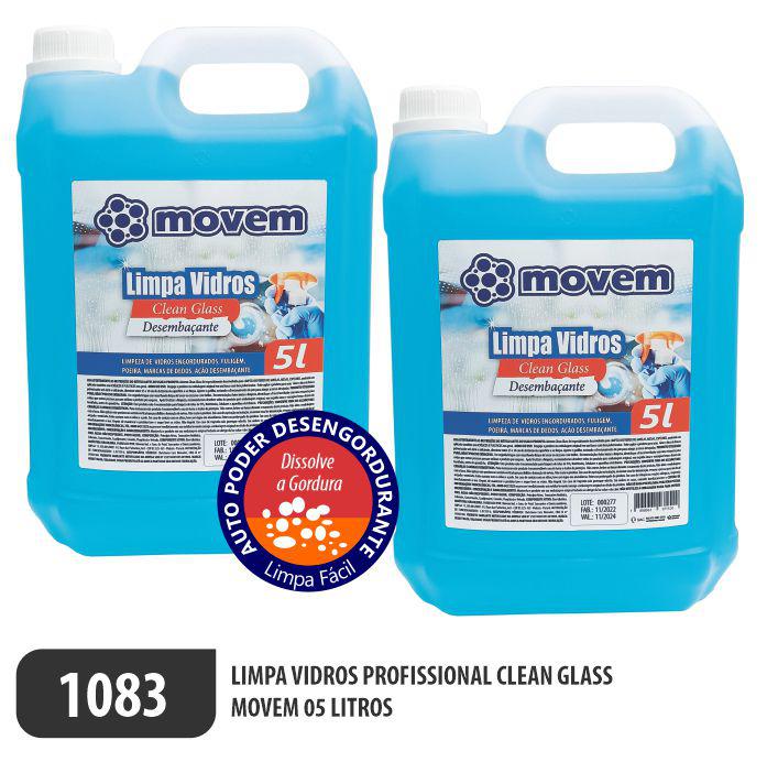 1083 - Limpa Vidros Profissional Clean Glass Movem