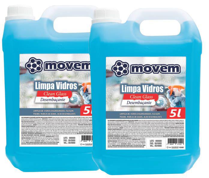 1083-PP-Q2 - Limpa Vidros Clean Glass Movem 05 Litros