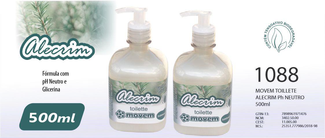 Movem Toilette Alecrim Ph Neutro e Glicerina500ml (Cód. 1088)