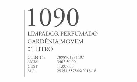 1090 - Limpador Perfumado Gardenia - Q1 - P1 - Movem