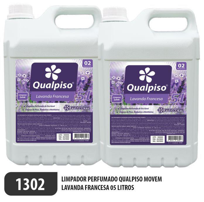 1302-PP-Q2 - Limpador Perfumado Qualpiso Movem - Lavanda Francesa