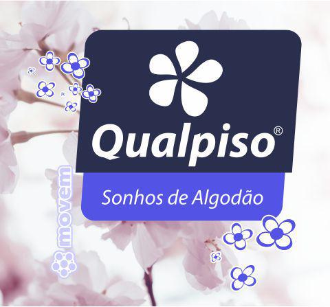 1304 - Limpador Perfumado Qualpiso Movem - Sonhos de Algodão - Q1 - P1 - Movem