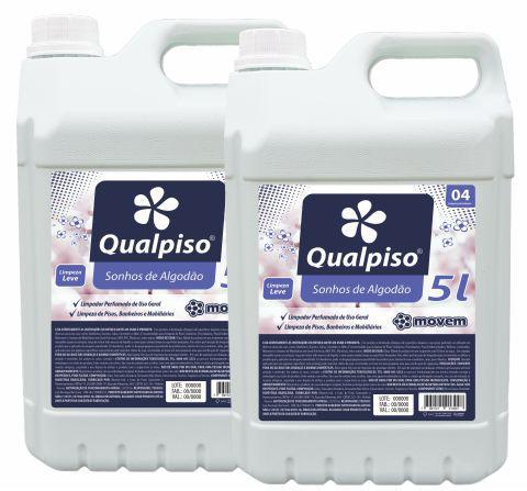 1304 - Limpador Perfumado Qualpiso Movem - Sonhos de Algodão - Q2 - P1 - Movem