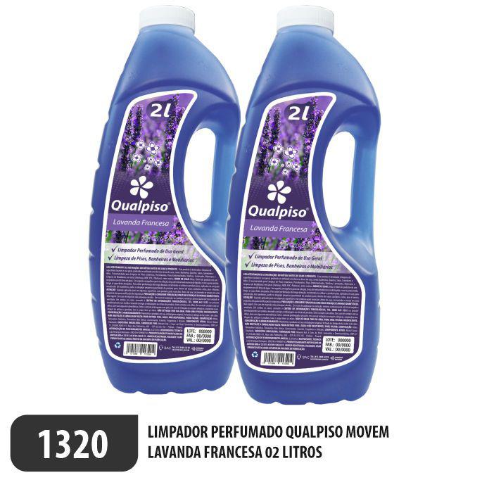 1320-PP-Q2 - Limpador Perfumado Qualpiso Movem - Lavanda Francesa