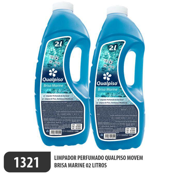 1321-PP-Q2 - Limpador Perfumado Qualpiso Movem - Brisa Marine