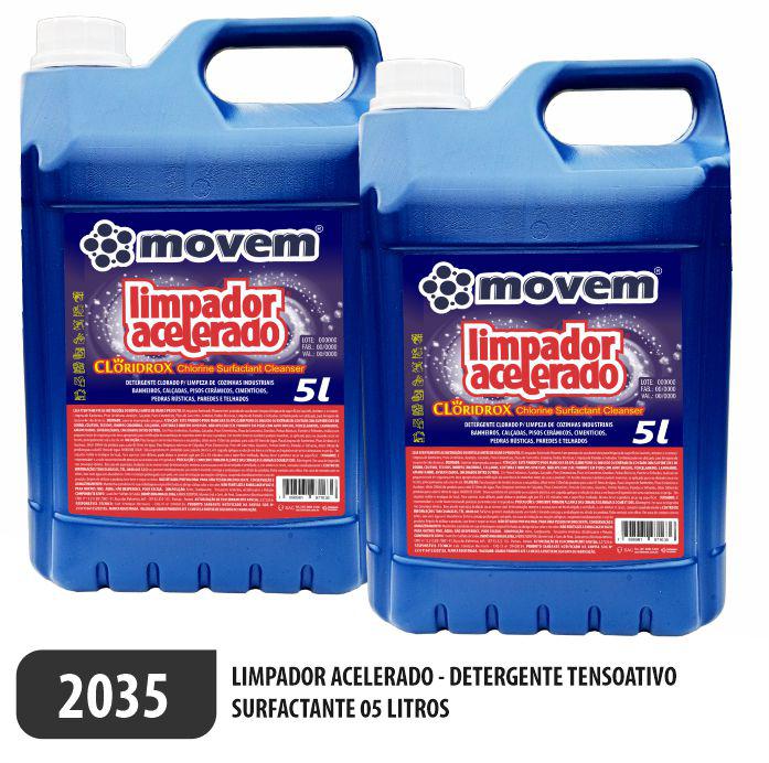 Limpador Acelerado Detergente Surfactante Oxi-Clorado - Ref. 2035