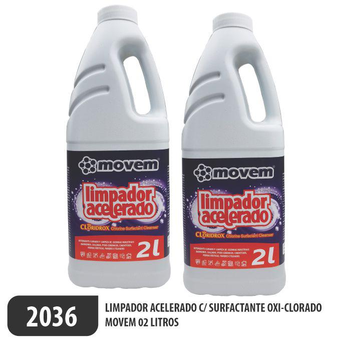 Limpador Acelerado Detergente Surfactante Oxi-Clorado.