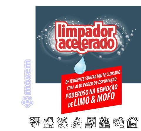 2036 - Limpador Acelerado Detergente Clorado - Q1 - P1 - Movem