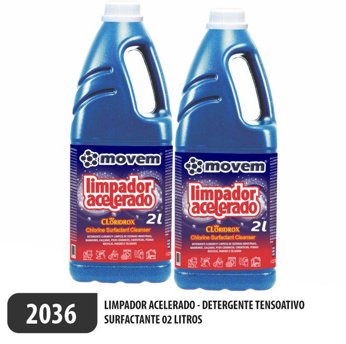 Limpador Acelerado Detergente Surfactante Oxi-Clorado - Ref. 2036