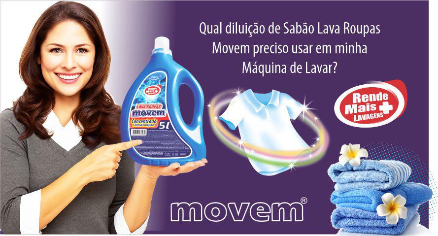 Sabão Lava Roupas Movem Fórmula Original 